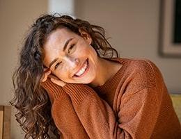 Smiling young woman